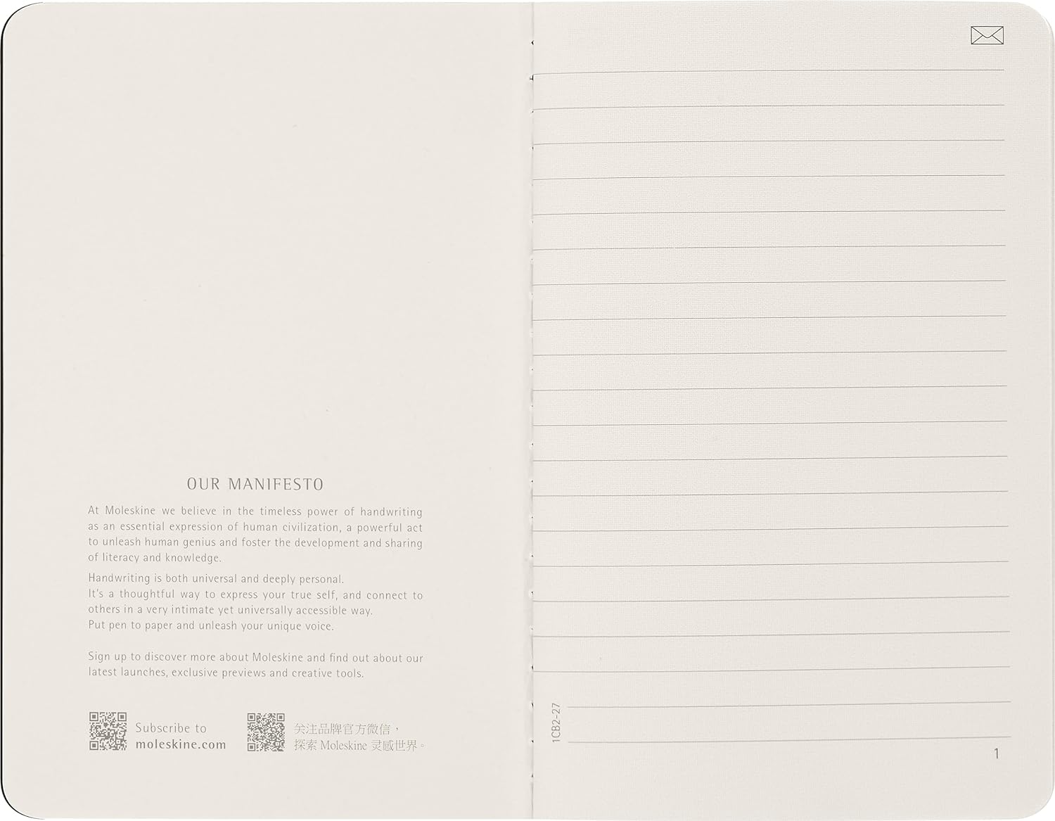 Moleskine Smart Cahier Journals Set of 2 Digital Cahiers with Lined Pages, Compatible with Pen +, Cardboard Cover, Pocket Size 9 x 14 cm, Black, 64 Pages