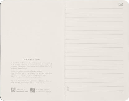 Moleskine Smart Cahier Journals Set of 2 Digital Cahiers with Lined Pages, Compatible with Pen +, Cardboard Cover, Pocket Size 9 x 14 cm, Black, 64 Pages