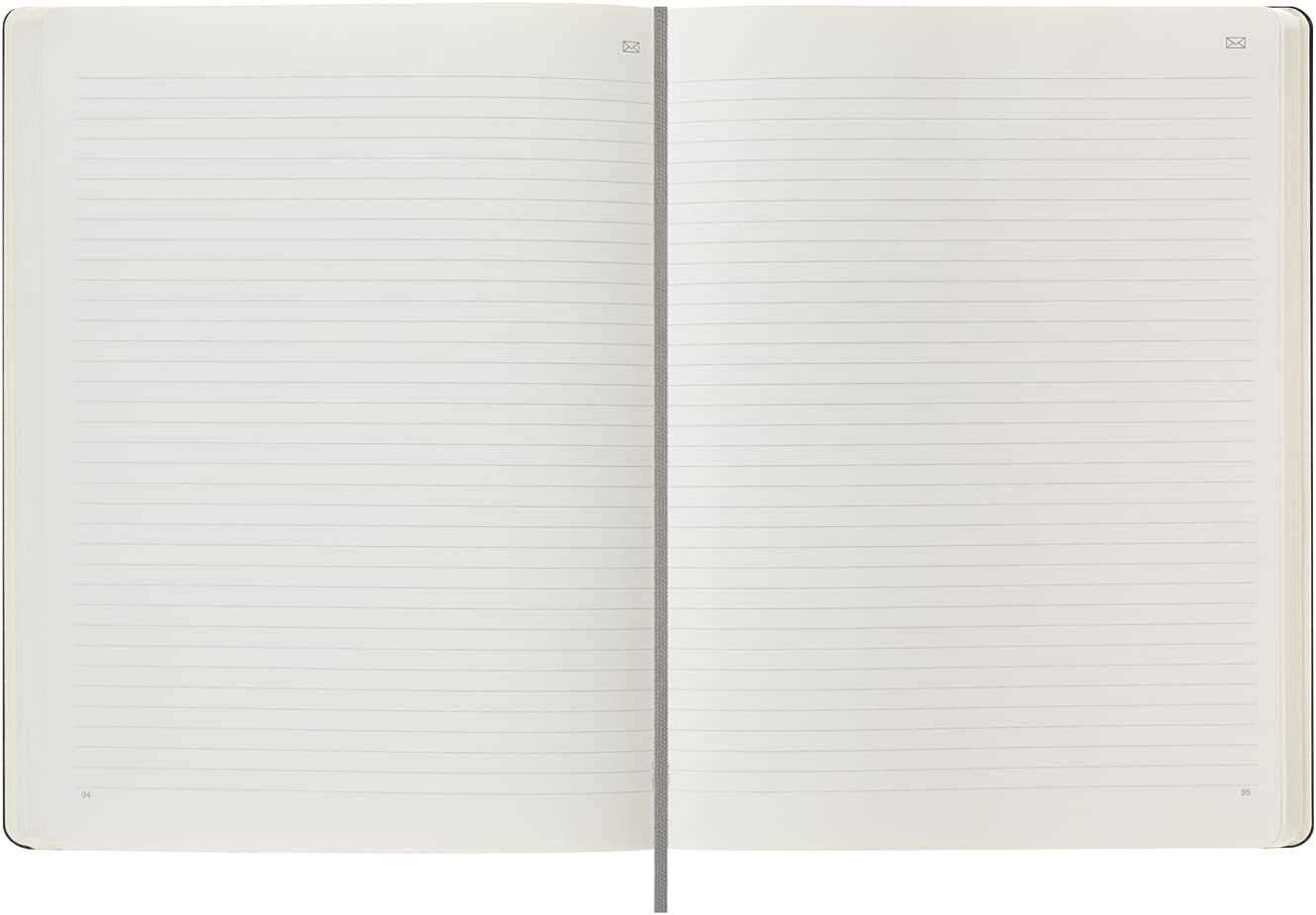 Moleskine Smart Notebook, Smart Writing System, Digital Notepad with Hard Cover, Ruled Pages and Elastic Closure, Size Extra Large 19 x 25 cm, Colour