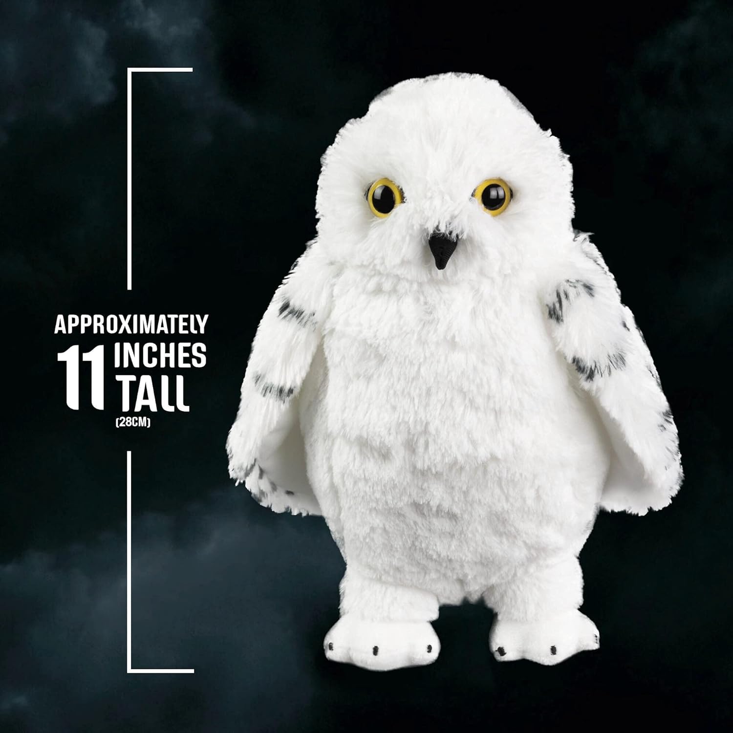 The Noble Collection Harry Potter Hedwig Plush - 11in (28cm) Soft Plush Snowy Owl - Officially Licensed Film Set Movie Props Gifts Merchandise Single