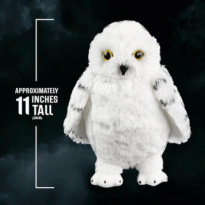 The Noble Collection Harry Potter Hedwig Plush - 11in (28cm) Soft Plush Snowy Owl - Officially Licensed Film Set Movie Props Gifts Merchandise Single