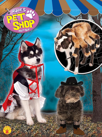 Rubie's 580358L Official Giant Spider Pet Dog Halloween Costume, Brown, Large (Neck to Tail 22 Inch, Chest 20 Inch