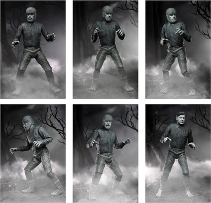 NECA - Universal Monsters Ultimate Wolf Man B&W 7 Action Figure,White