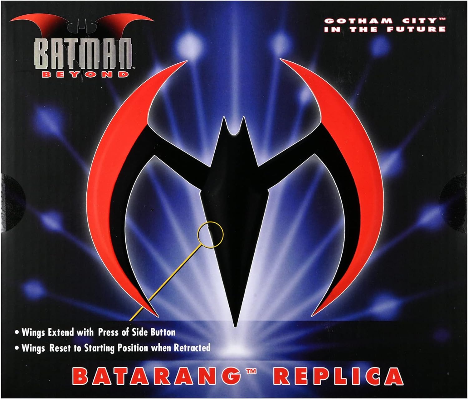 Neca Batman Beyond réplique 1/1 Batarang (Rouge) 20 cm