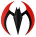 Neca Batman Beyond réplique 1/1 Batarang (Rouge) 20 cm