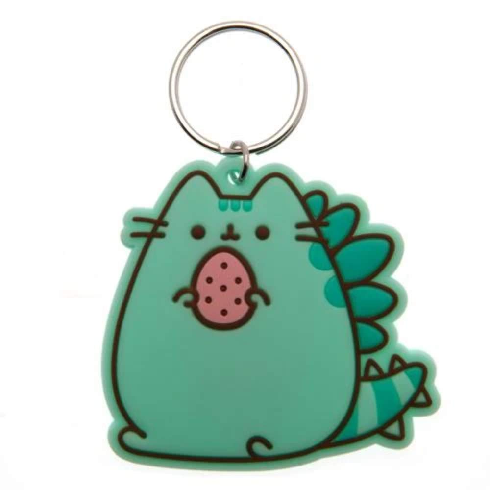 Pusheen Pusheenosaurus Keyring (One Size) (Green