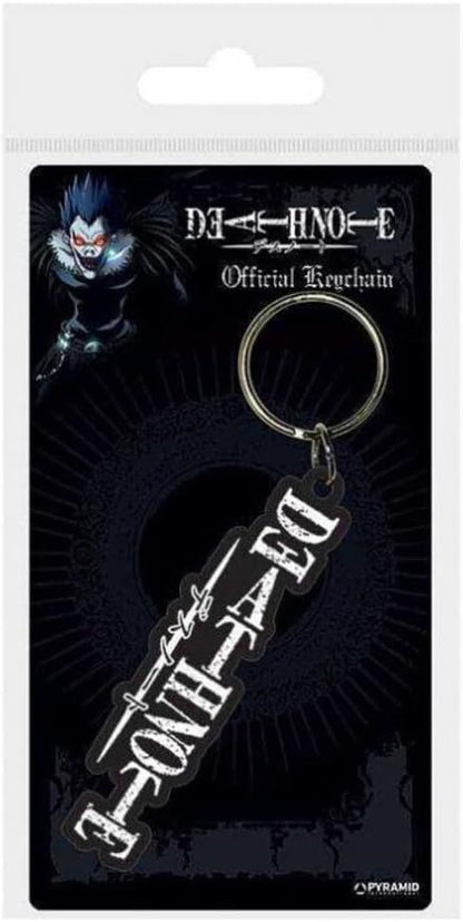 Death Note Gummi-Schlusselanhanger Logo 6 cm