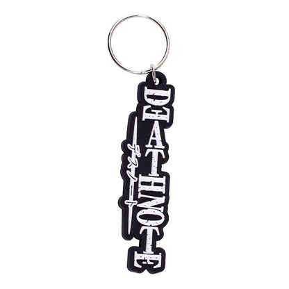 Death Note Gummi-Schlusselanhanger Logo 6 cm