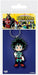 My Hero Academia Rubber Deku Keychain (One Size) (Multicolored