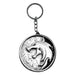 The Witcher Keyring (The Wolf Design) 3D Metal 4.5 x 6cm - Official Merchandise