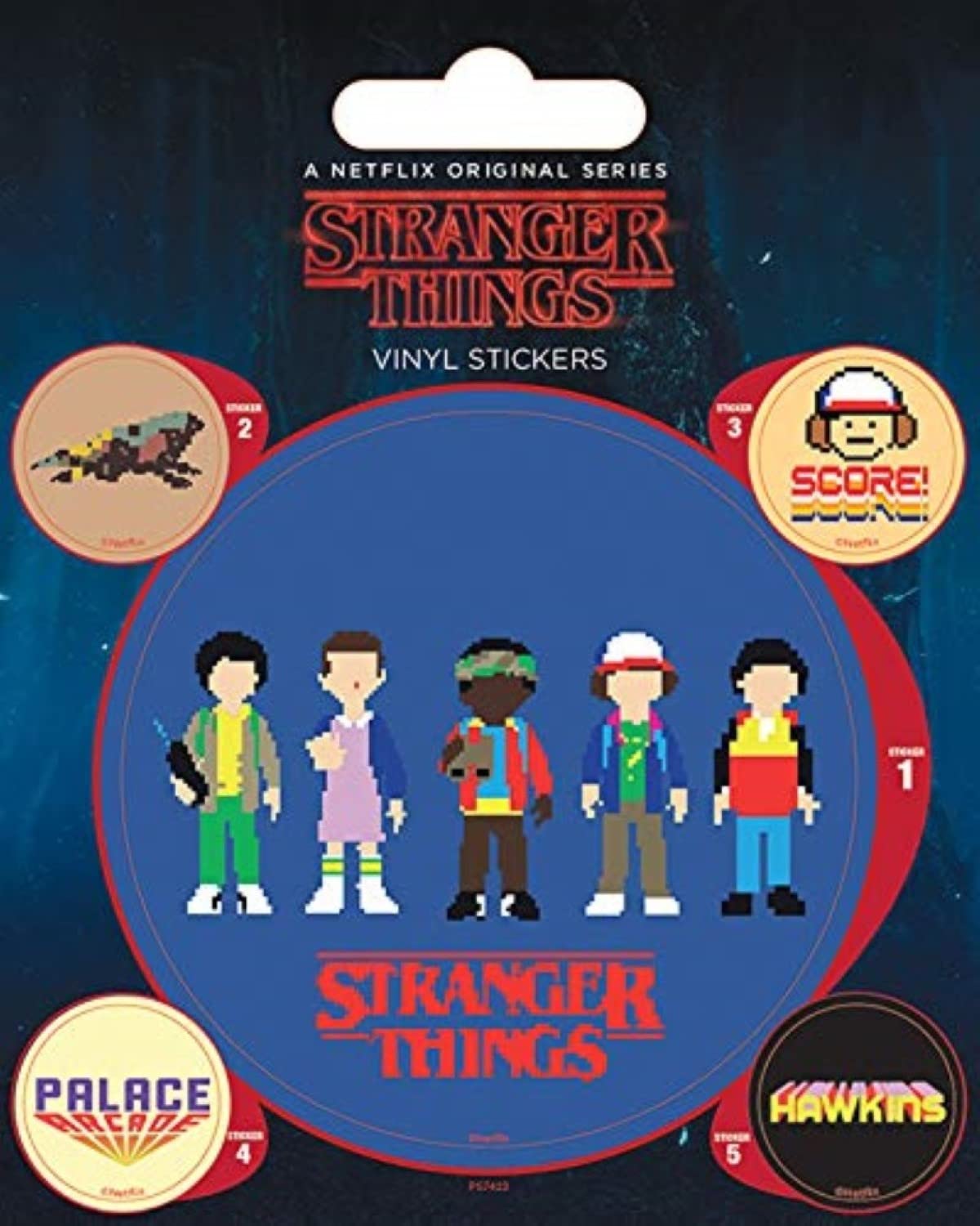 Pyramid International | Stranger Things | Arcade | Sticker | Officially Licensed