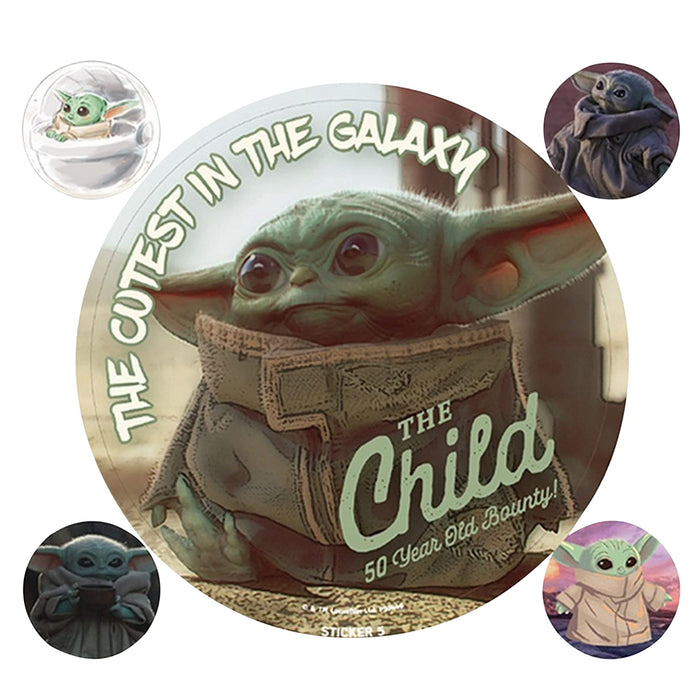 Pyramid International Aufkleber Star Wars The Mandalorian, offizielles Lizenzprodukt