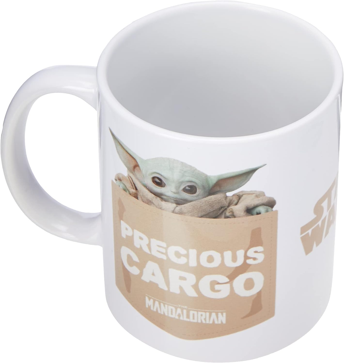 Disney MG25845 Star Wars The Mandalorian (Precious Cargo) Tea and Coffee Mug, 312 Grams White, Ceramic