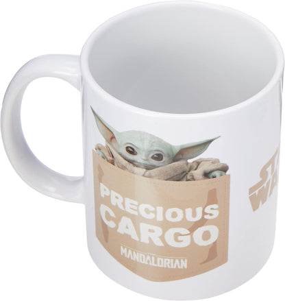 Disney MG25845 Star Wars The Mandalorian (Precious Cargo) Tea and Coffee Mug, 312 Grams White, Ceramic