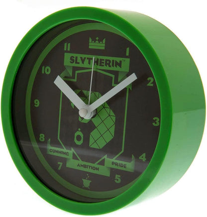 HARRY POTTER Alarm Clock (Slytherin Modernist) 12cm diameter - Official Merchandise