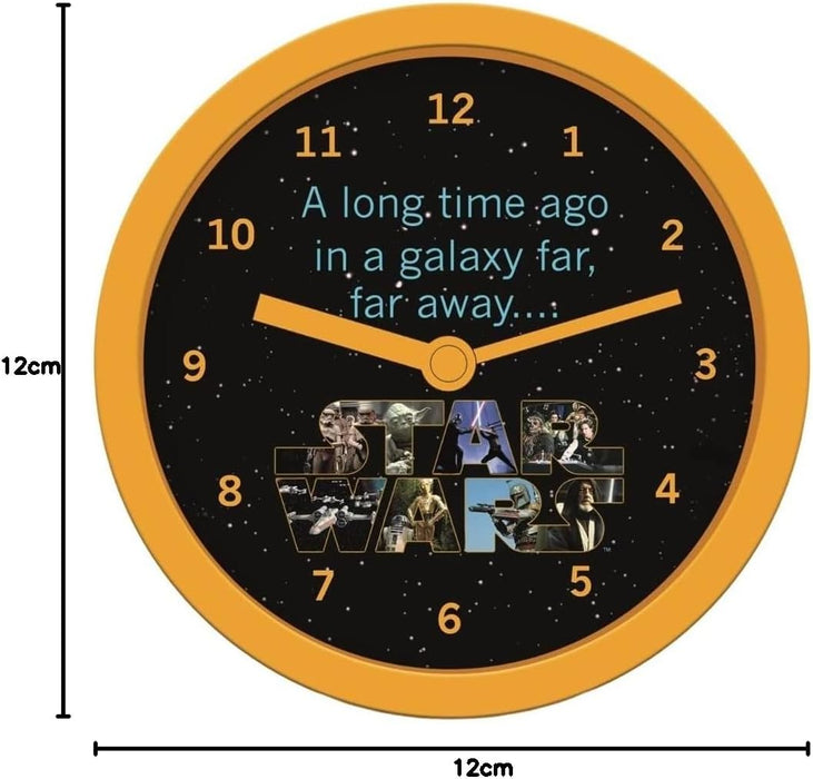Pyramid International Star Wars Alarm Clock (A Long Time Ago) 12cm Diameter - Official Merchandise