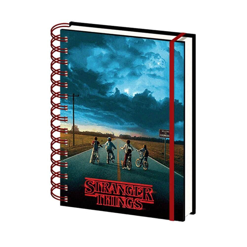 Toys & Gamers Stranger Things A5 Notebook - Educational Note Book with Lenticular Cover Featuring The Mindflayer for Unisex Kids & Adults - Ideal Notebook A5 Size