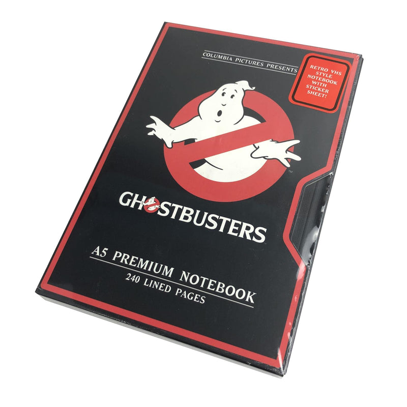 Ghostbusters Premium VHS A5 Notebook (One Size) (Black/Red