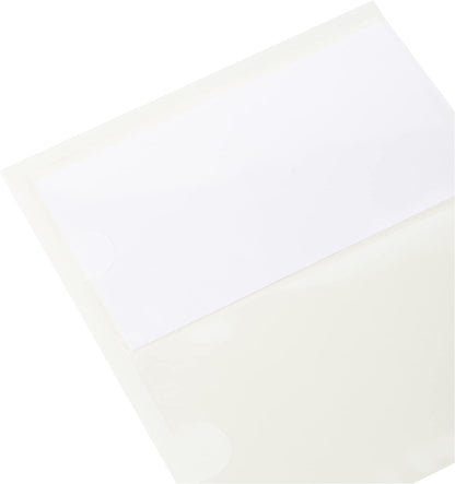 3L Label Polypropylene Self Adhesive Holders, 55mm x 102mm, Pack of 6