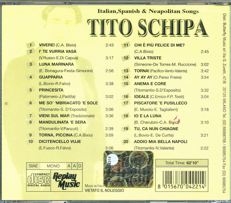 Tito Schipa Greatest Hits