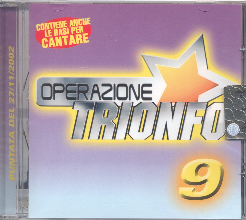 OPERAZIONE TRIONFO N. 9 - PUNTATA DEL 11/09/2002 - CD..