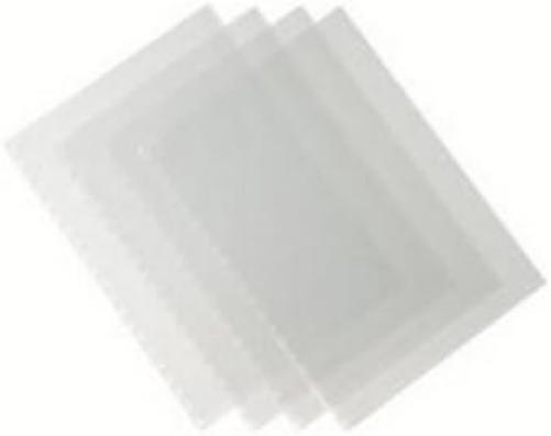 Fellowes A4 Binding Cover - 150 Microns PVC Binding Covers - Pack of 100 Binding Covers - Transparent