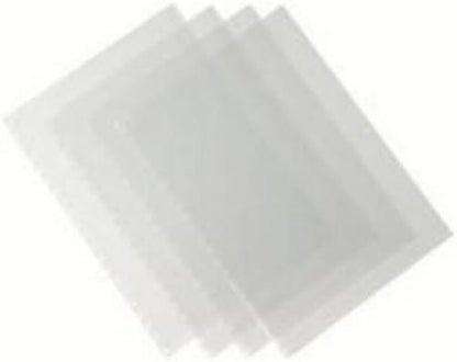 Fellowes A4 Binding Cover - 150 Microns PVC Binding Covers - Pack of 100 Binding Covers - Transparent