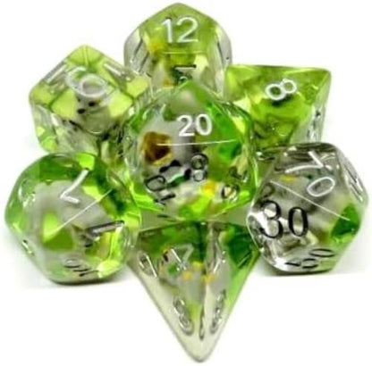 Metallic Dice Games Poly Set Koala w/Silver (7)
