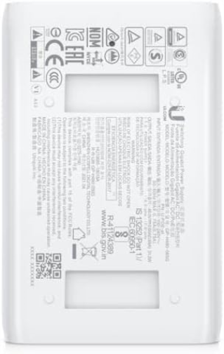 Ubiquiti PoE Injector, 802.3AT Compact PoE+ Injector capable, 835553 (Compact PoE+ Injector capable of delivering 30 W of power to your Access Points and Cameras