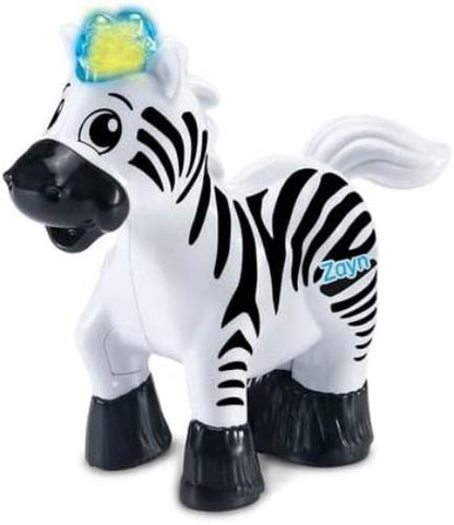 VTech 80-553323 Zouf Animals - Zayn the Fast Zebra - Educational Toy - With Light and Sound Effects - With Happy Reactions - 1 to 5 Years