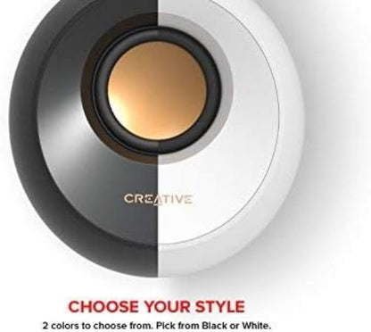 Creative Pebble Modern 2.0 USB powered Compact Speaker Sound System with Clear Sound for Computer, PC, Laptop, Mac