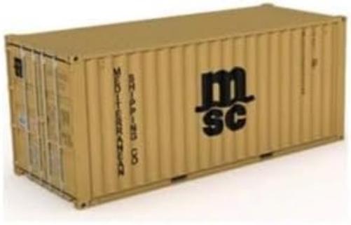 Hornby MSC & Fesco, Container Pack, 1 x 20’ and 1 x 40’ Containers - Era 11