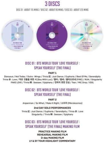 BTS World Tour 'Love Yourself Speak Yourself' The Final - incl. 192pg Photobook, Folded Poster, Bookmark Set + Photocard