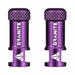 Granite Juicy Nipple Valve Cap with Valve Core Removing Function, Bike Tire Caps Dust Covers (Purple