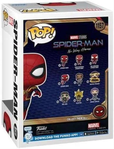 Funko Pop! Marvel: Spiderman No Way Home 2021 - Spider-Man - Leaping SM1 - Spider-man - Collectable Vinyl Figure - Gift Idea - Official Merchandise - Toys for Kids & Adults - Movies Fans