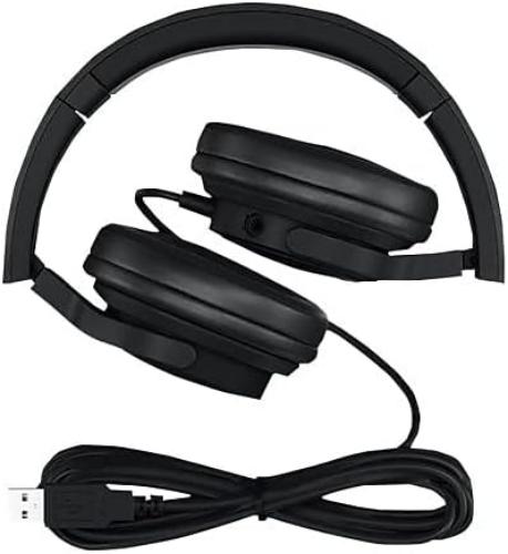 CHERRY HC 2.2 USB Wired Gaming Headset 7.1 Surround Sound Detachable Microphone Black JA-2200-2