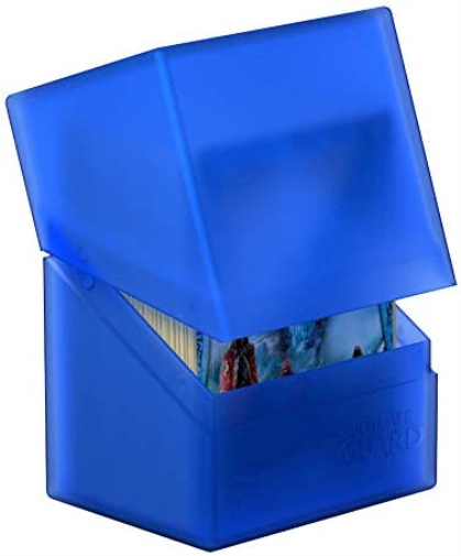 Ultimate Guard UGD010683 Boulder Deck Case 80+ Standard Size Box, Sapphire, S