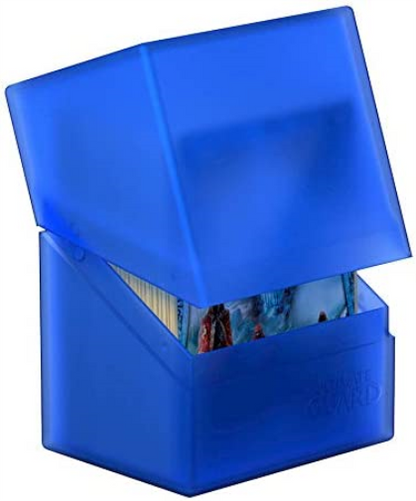 Ultimate Guard UGD010683 Boulder Deck Case 80+ Standard Size Box, Sapphire, S