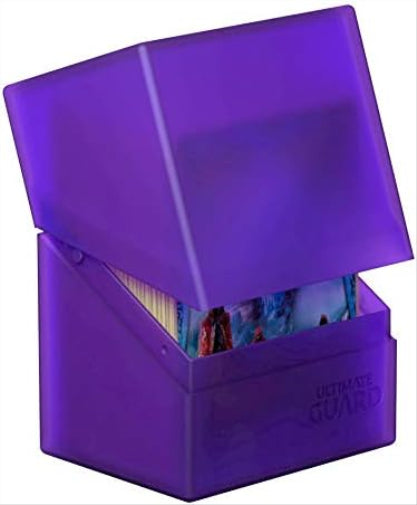 Ultimate Guard UGD010687 Boulder Deck Case 80+ Standard Size Box, Amethyst, S