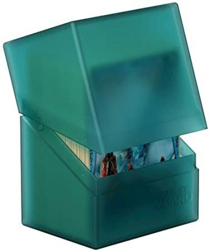 Ultimate Guard UGD010688 Boulder Deck Case 80+ Standard Size Box, Malachite