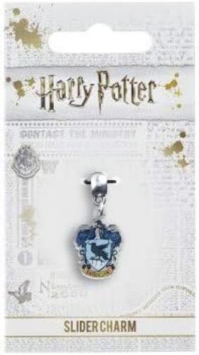 Harry Potter Ravenclaw - Colgante con diseño de escudo de Ravenclaw, color plateado y