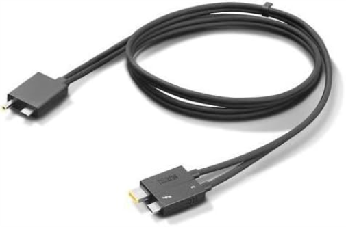 Lenovo 4X91K16970 Câble Thunderbolt 0,7 m 40 Gbit/s Noir