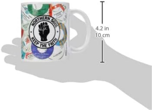Pyramid MG22314 International Northern Soul Labels Ceramic Mug, 11 oz/315 ml