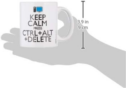 Pyramid International Tazza in Ceramica, Motivo con Scritta Keep Calm Press Ctrl + Alt + Delete, Multicolore, 1 unità (Confezione da 1
