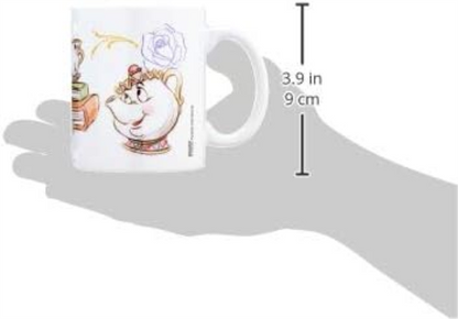 Pyramid International Beauty and the Beast (Chip Enchanted) - Taza de cerámica (11 x 11 x 1,3 cm