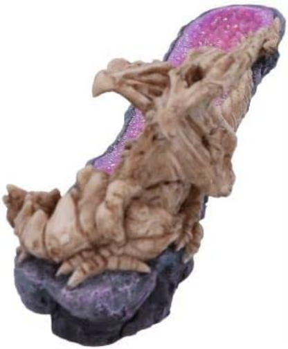 Skeletal Slumber Dragon Incense Burner 26.7Cm