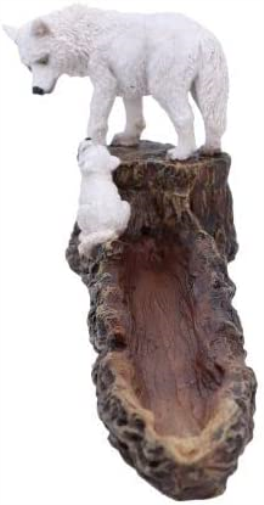 Wild Guide Wolf Incense Burner 28.5Cm