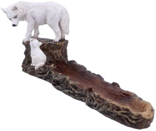 Wild Guide Wolf Incense Burner 28.5Cm