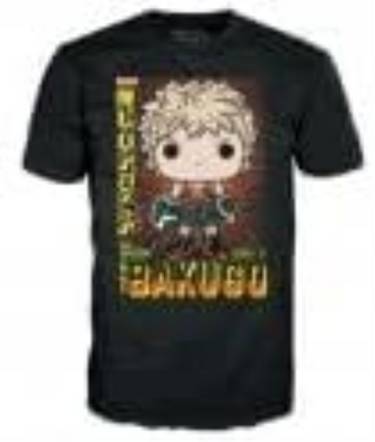 Funko MY HERO ACADEMIA - Booble Head POP N° 249 - Bakugo (MT)+T-shirt (S