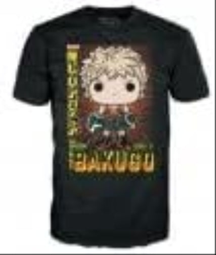Funko Pop! & Tee (Adult): My Hero Academia - Katsuki Bakugo (Metallic) (Special Edition) Vinyl Figure & T-Shirt (M